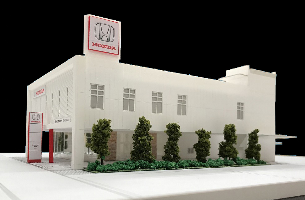 自動車販売店提案模型